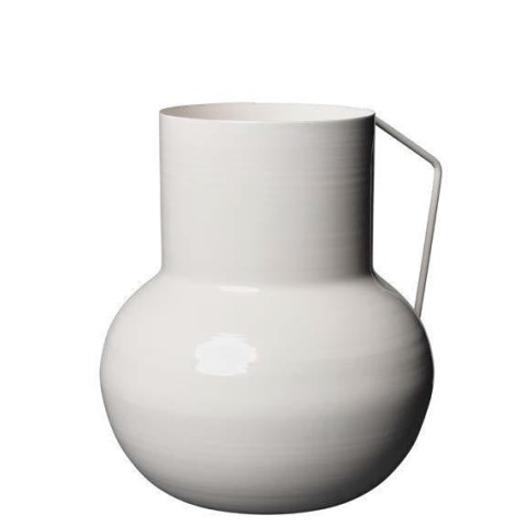 VASO CON MANICO H23.5 D12.5 BIANCO